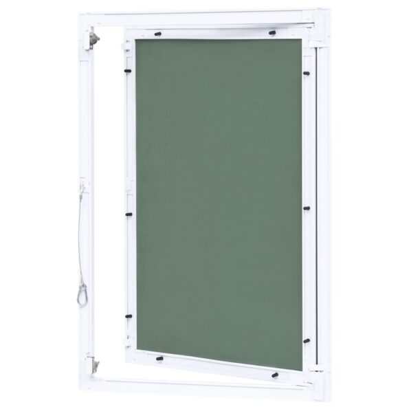 vidaXL Prístupový panel s hliníkovým rámom a sadrokartónom 300x600 mm – Obrázok 6