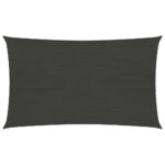 vidaXL Tieniaca plachta 160 g/m², antracitová 3x6 m, HDPE