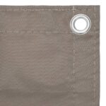 vidaXL Balkónová markíza, sivohnedá 90x300 cm, oxfordská látka – Obrázok 3