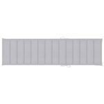 vidaXL Záhradné ležadlo so sivou podložkou tíkový masív – Obrázok 11