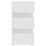 vidaXL Nočný stolík s LED, biely 45x35x67 cm, kompozitné drevo – Obrázok 9