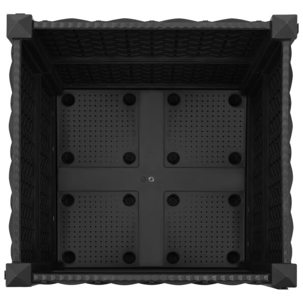 vidaXL Vyvýšený záhon 40x40x38 cm polypropylén – Obrázok 6