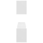 vidaXL Nástenné police 2 ks, biele 100x15x20 cm, kompozitné drevo – Obrázok 6