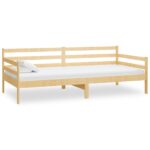vidaXL Denná posteľ, borovicový masív 90x200 cm – Obrázok 2