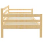 vidaXL Denná posteľ, borovicový masív 90x200 cm – Obrázok 7