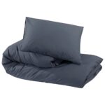 vidaXL Súprava obliečok antracitová 200x200 cm ľahké mikrovlákno – Obrázok 6