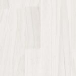 vidaXL Posteľný rám biely borovicový masív 140x190 cm – Obrázok 3