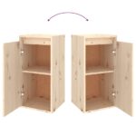vidaXL Nástenné skrinky 2 ks 30x30x60 cm masívna borovica – Obrázok 10