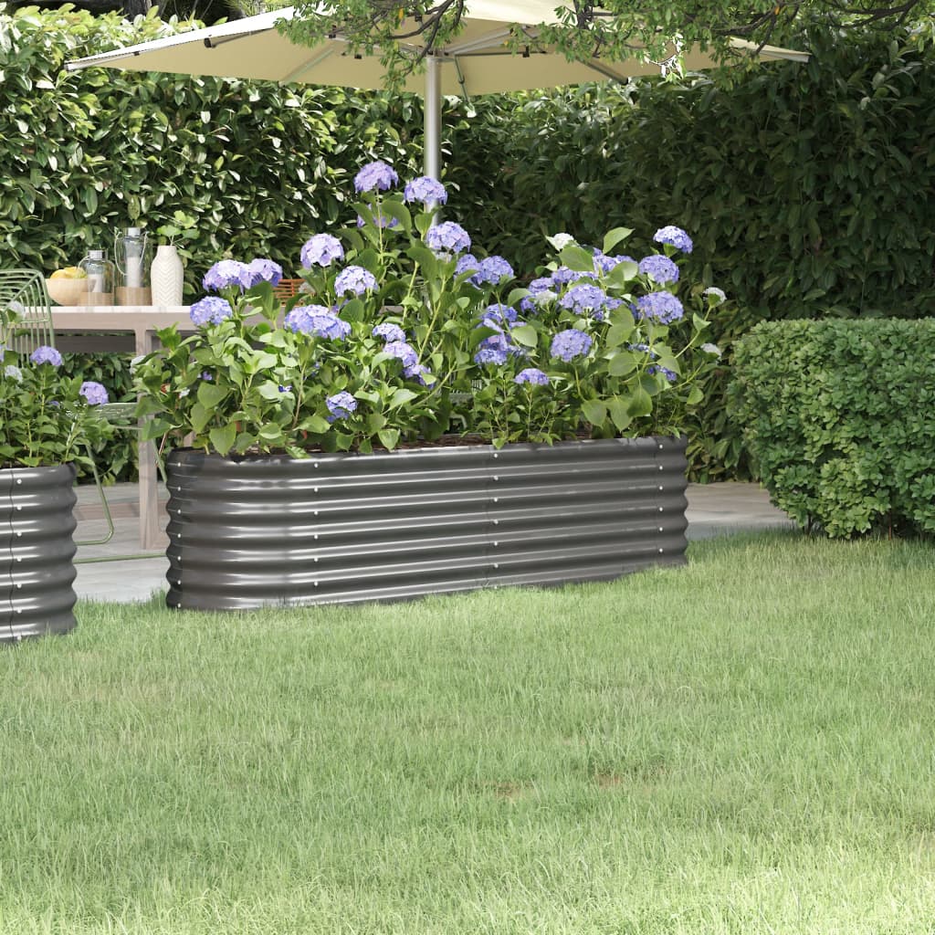 VXL8720286855720_m_en_hd_1.jpg vidaXL Vyvýšený záhradný záhon pozinkovaná oceľ 152x40x36 cm sivý – Obrázok 1