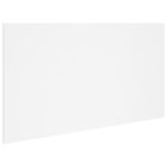 vidaXL Čelo postele biele 160x1,5x80 cm spracované drevo – Obrázok 2
