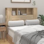 vidaXL Čelo postele so skrinkou dub sonoma 120x18,5x102,5 cm – Obrázok 3