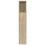 vidaXL Čelo postele so skrinkou dub sonoma 120x18,5x102,5 cm – Obrázok 5