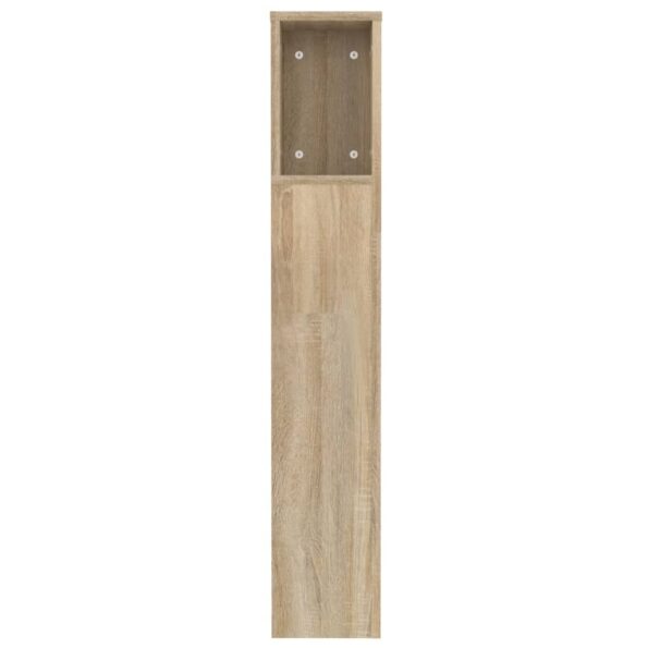 vidaXL Čelo postele so skrinkou dub sonoma 120x18,5x102,5 cm – Obrázok 5