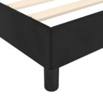 vidaXL Posteľ bez matraca čierny 100x200 cm zamat – Obrázok 7