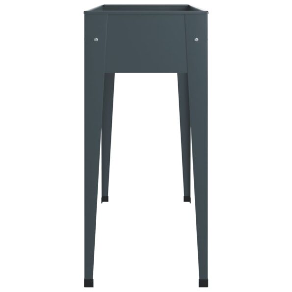 vidaXL Záhradný kvetináč 100,5x40,5x90 cm pozinkovaná oceľ – Obrázok 5