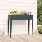 vidaXL Záhradný kvetináč 100,5x40,5x90 cm pozinkovaná oceľ