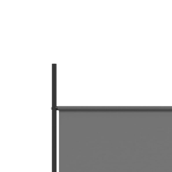 vidaXL 5-panelový paraván antracitový 250x200 cm látkový – Obrázok 7
