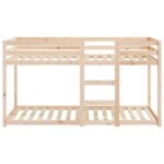 vidaXL Poschodová posteľ 90x200 cm borovicový masív – Obrázok 5