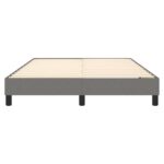 vidaXL Rám na boxspring posteľ tmavosivý 140x200 cm látka – Obrázok 5