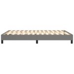 vidaXL Rám na boxspring posteľ tmavosivý 140x200 cm látka – Obrázok 6