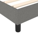 vidaXL Rám na boxspring posteľ tmavosivý 140x200 cm látka – Obrázok 7