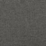 vidaXL Rám na boxspring posteľ tmavosivý 140x200 cm látka – Obrázok 8