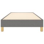 vidaXL Rám na boxspring posteľ tmavosivý látka 100x200 cm – Obrázok 5
