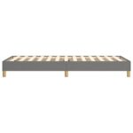 vidaXL Rám na boxspring posteľ tmavosivý látka 100x200 cm – Obrázok 6