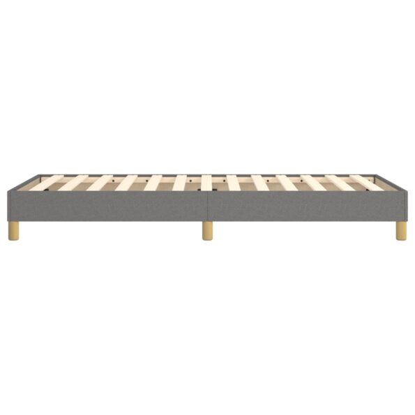 vidaXL Rám na boxspring posteľ tmavosivý látka 100x200 cm – Obrázok 6