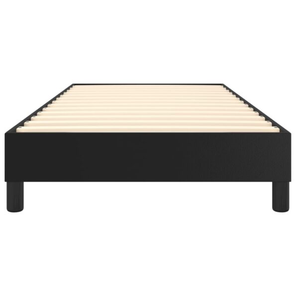 vidaXL Posteľný rám s boxspringom čierny 90x200 cm umelá koža – Obrázok 5