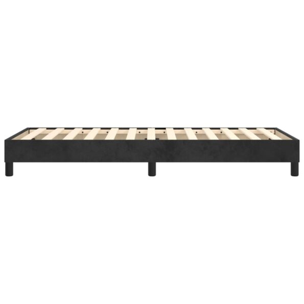 vidaXL Rám na boxspring posteľ čierny 100x200 cm zamat – Obrázok 6