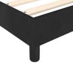 vidaXL Posteľný rám s boxspringom čierna 140x190 cm zamat – Obrázok 7
