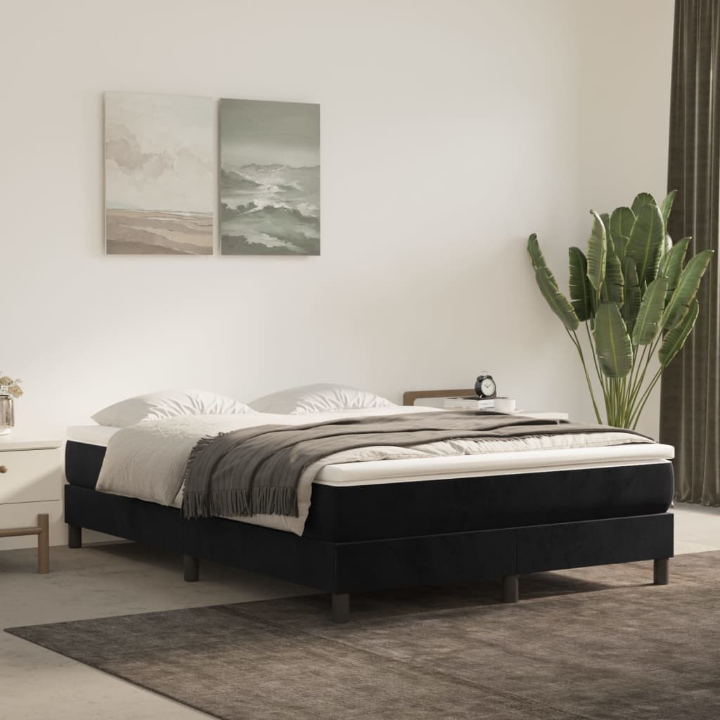 VXL8720287234296_m_en_hd_1.jpg vidaXL Posteľný rám s boxspringom čierna 140x190 cm zamat – Obrázok 1