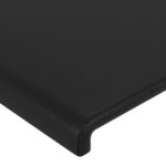vidaXL Čelo postele s LED čierne 100x5x78/88 cm umelá koža – Obrázok 5