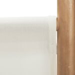 vidaXL Skladací 4-panelový paraván 160 cm bambus a plátno – Obrázok 8