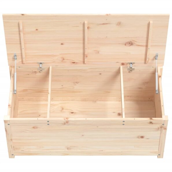 vidaXL Úložný box 110x50x45,5 cm masívna borovica – Obrázok 8