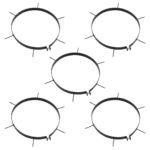 vidaXL Svorky do prevzdušňovača trávnika 5 ks s hrotmi Ø30cm železo