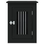 vidaXL Nábytková prepravka pre psa čierna 45x62x59 cm kompozitné drevo – Obrázok 7