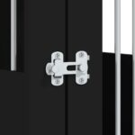 vidaXL Nábytková prepravka pre psa čierna 45x62x59 cm kompozitné drevo – Obrázok 11