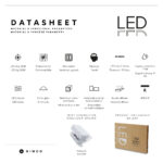 Nimco Černé LED zrcadlo 1000x600 – Obrázok 5