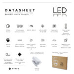 Nimco LED zrcadlo 1400x700 se dvěma dotykovými senzory – Obrázok 6