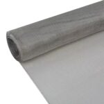 vidaXL Sieť proti hmyzu, nehrdzavejúca oceľ 100x1000 cm, strieborná
