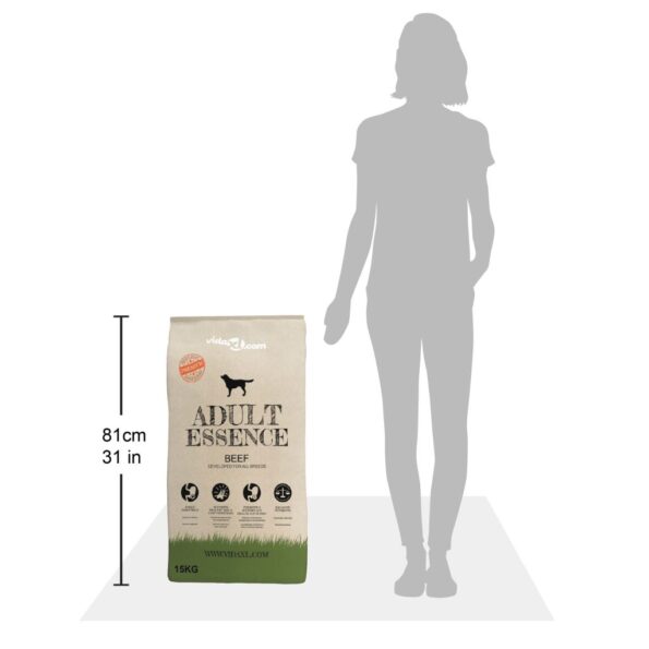 vidaXL Prémiové suché krmivo pre psov Adult Essence Beef 15 kg – Obrázok 4
