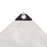 vidaXL Celta 650 g/m², 4x4 m, biela – Obrázok 4