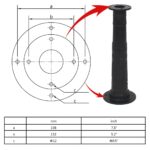 vidaXL Stojan na záhradné ručné čerpadlo na vodu z liatiny – Obrázok 4