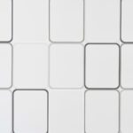 vidaXL Sprchová roleta, 80x240 cm, štvorcový vzor – Obrázok 2