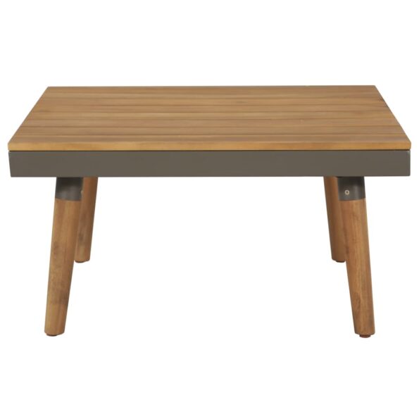 vidaXL 4-dielna záhradná sedacia súprava+podložky,akáciový masív,hnedá – Obrázok 6