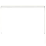 vidaXL Zaťahovacia markíza 200x150 cm krémová – Obrázok 5