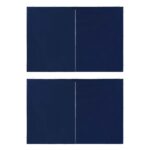 vidaXL Bočné steny na párty stan 2 ks modré PE so zipsom