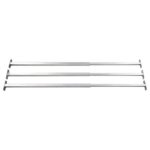 vidaXL Nastaviteľné bezpečnostné okenné lišty 3 ks 710 - 1200 mm – Obrázok 4